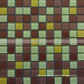 factory supply wholesale price many colors gold color glass mosaic tile crystal material